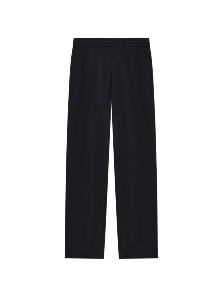Pantaloni Emporio Armani cu broderie albastru