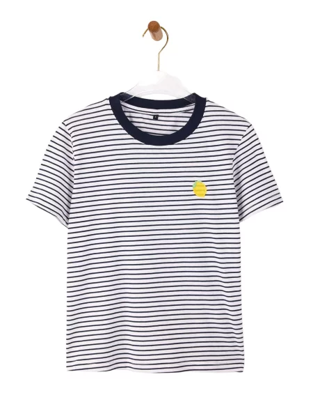 Trendyol Tricou bleumarin alb