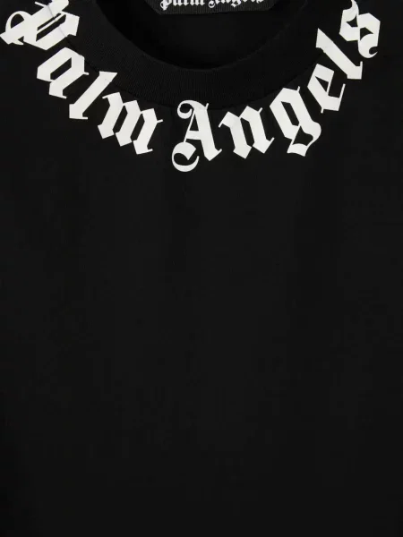 Tricou Palm Angels cu imagine negru
