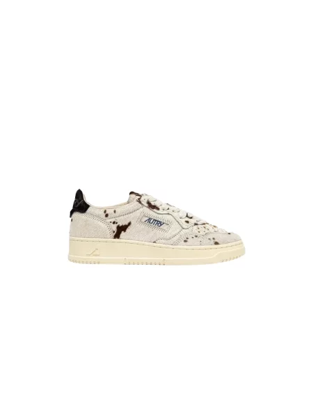 Sneakersy Autry brązowe