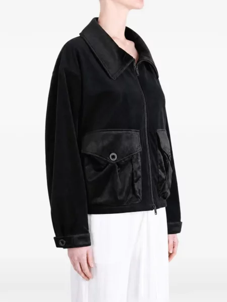 Geacă Y-3 de catifea negru