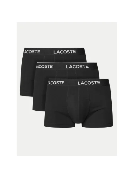 Lacoste boxeralsó 3 db fekete férfi fehér