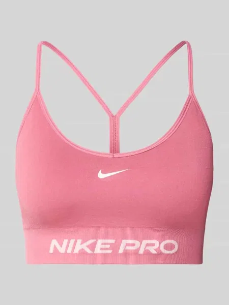Biustonosz sportowy z pasem z logo Nike Training