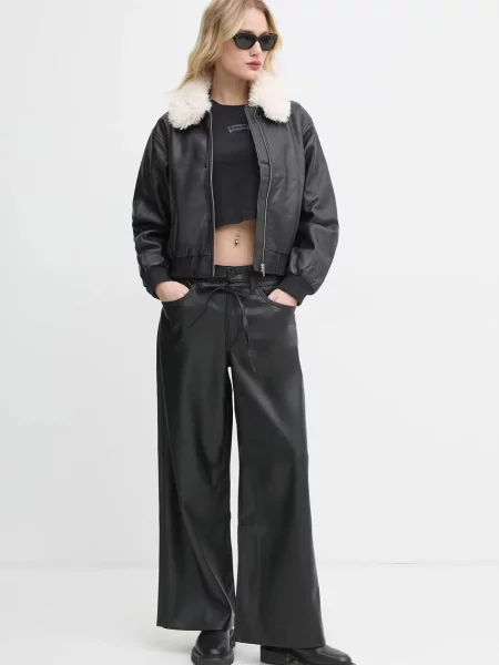 Levi's μπλούζα με μακριά μανίκια μαύρο