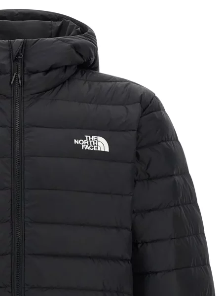 Geacă The North Face cu glugă negru