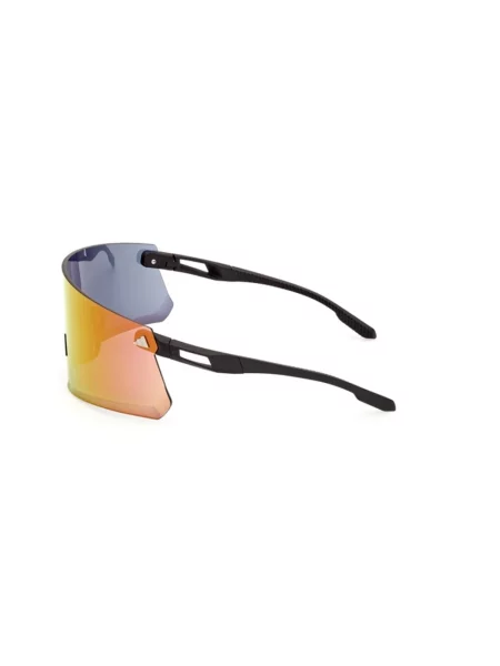 Okulary adidas Dunamis Sport matowa czerń soczewka lustrzana fioletowa czarne