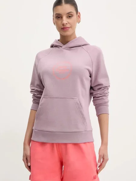 Bluza Helly Hansen Core Graphic Hoodie purple clay różowa