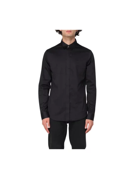 Koszula Armani Exchange biznesowa czarna