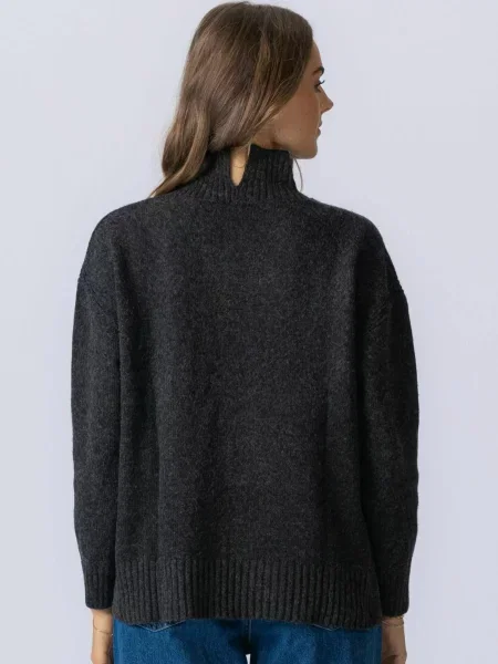 TEESHOPPEN Pulover Emma Knit închis gri