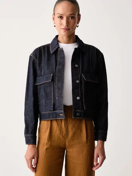 United Colors of Benetton jachetă pentru femei din denim