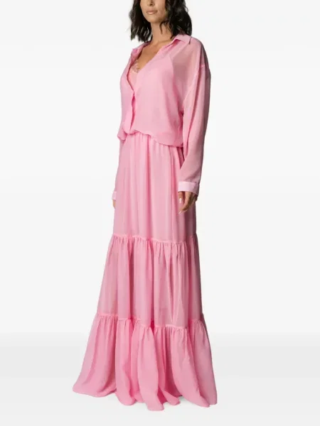 Rochie maxi Miau By Clara Rotescu roz