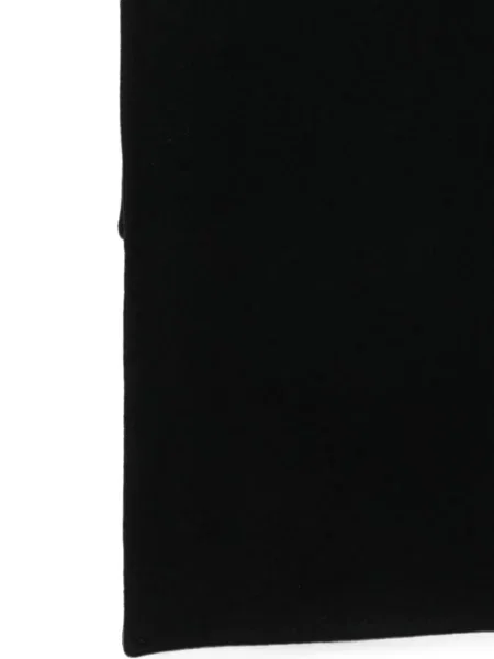 Fular Rier din fleece cu autograf negru