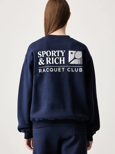 Sporty & Rich Promo μπλούζα μπλε