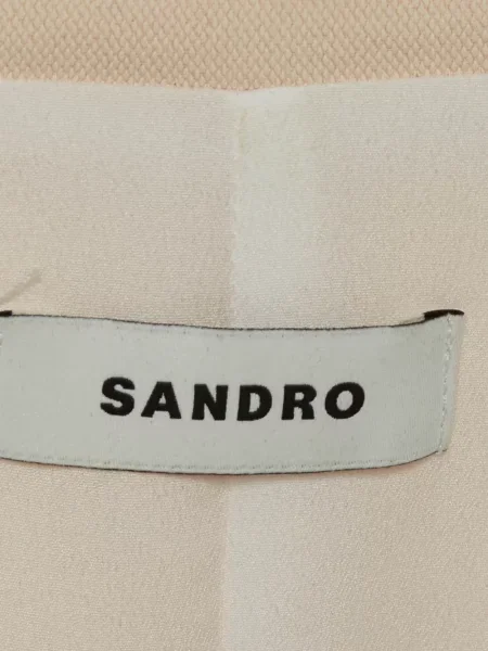 Cu centură rochie mini Sandro fără mâneci