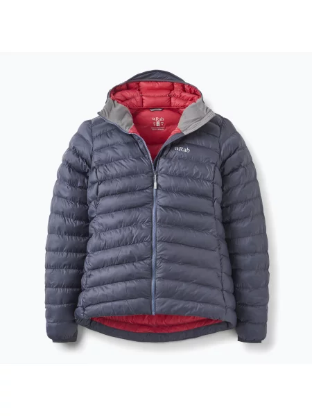 Дамско подплатено яке Rab Cirrus Alpine Steel сиво