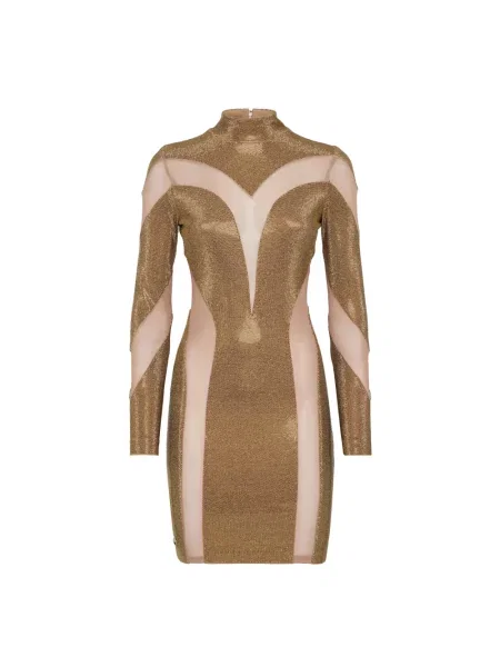 Mała mały sukienka mini Philipp Plein żółta