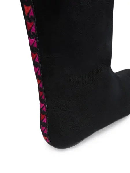 Botine Pucci cu imagine negru