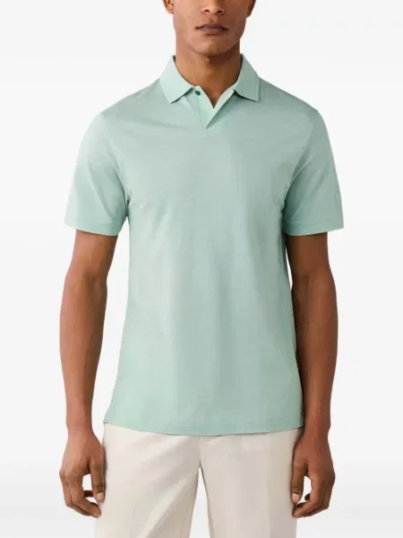 Scurt tricou polo Hackett London verde