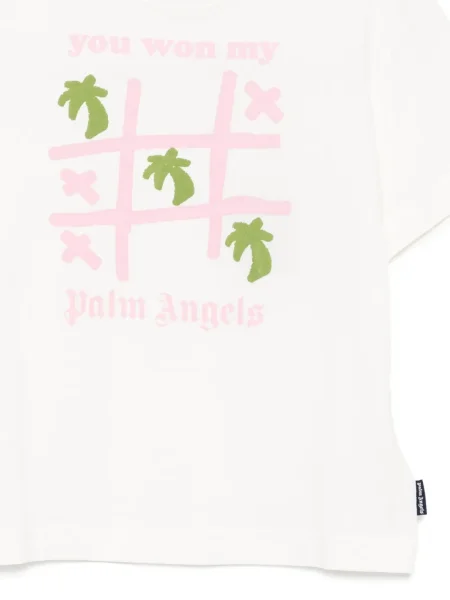 Tricou copii Palm Angels alb