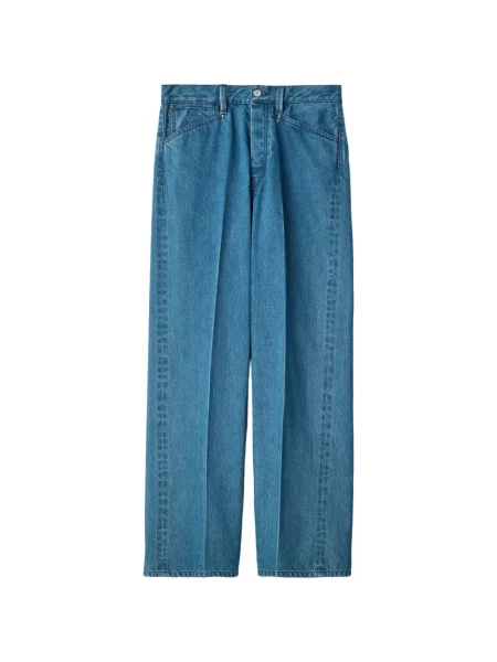 Pantaloni Lemaire cu 5 buzunare albastru