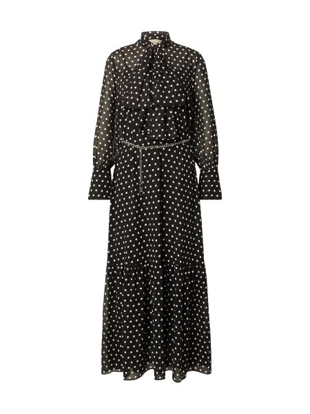 MICHAEL Michael Kors Obleka črna bela