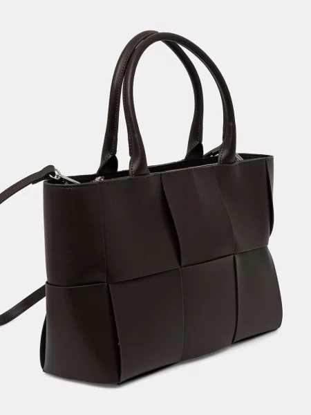 Answear.LAB torebka skórzana brązowy