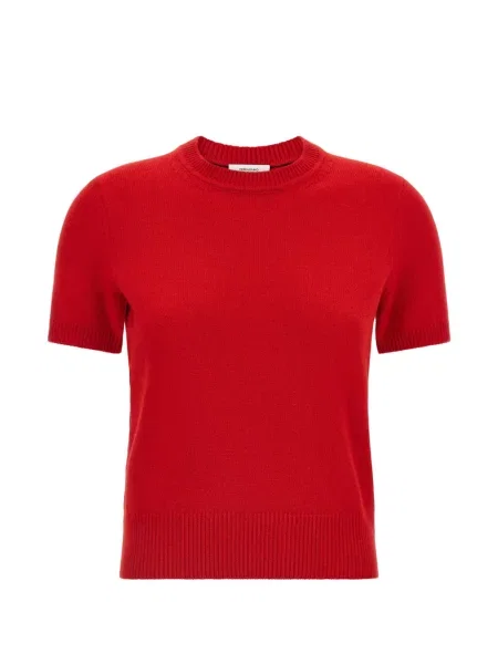 Tricou Ferragamo din cașmir roșu