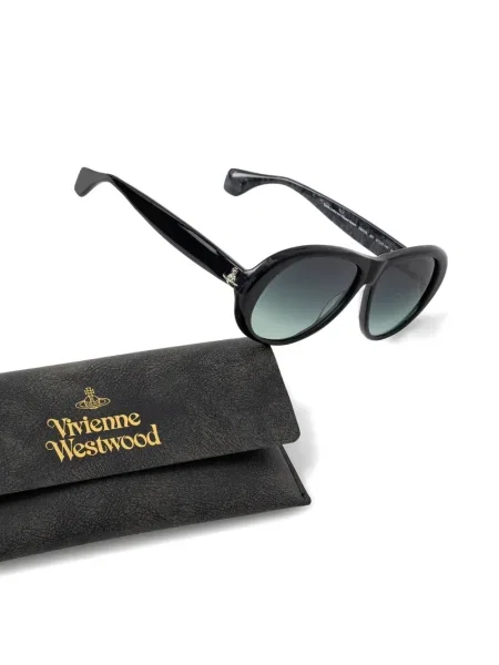 Кръгли слънчеви очила Vivienne Westwood черно