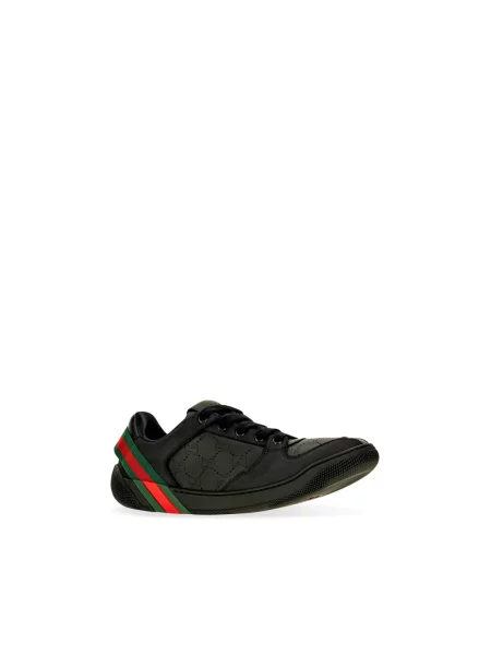 Sneakersy Gucci Screener skórzane czarne