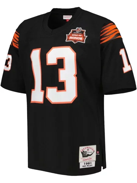 Cămașă Mitchell & Ness din jerseu negru