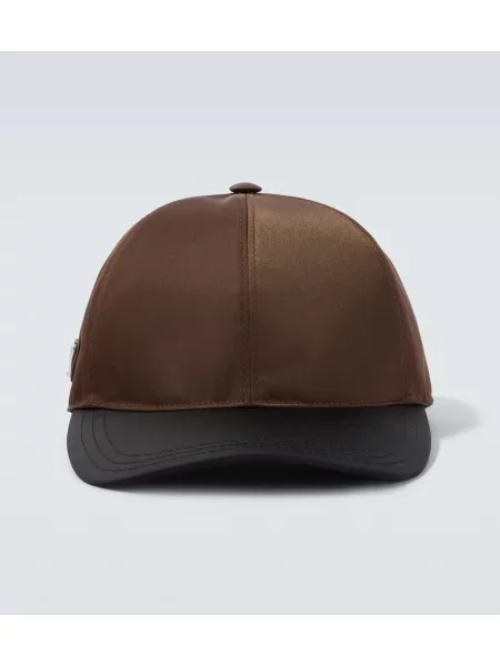 Kapa s šiltom Prada rjava
