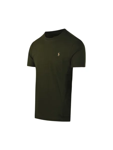 Koszulka Polo Ralph Lauren z krótkim rękawem klasyczna z dżerseju zielona
