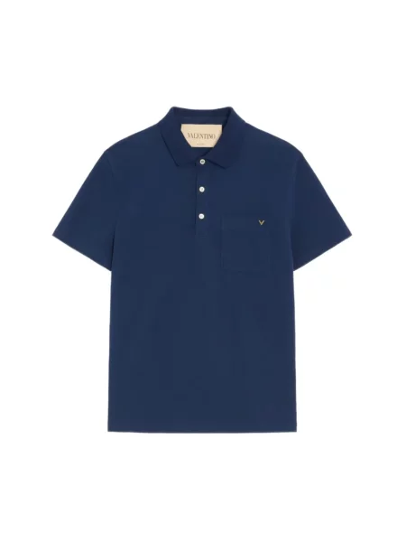Koszulka polo Valentino niebieska
