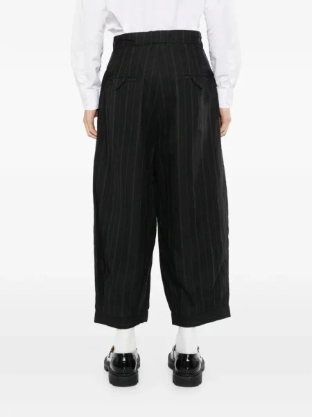 Cu centură pantaloni Klasica negru