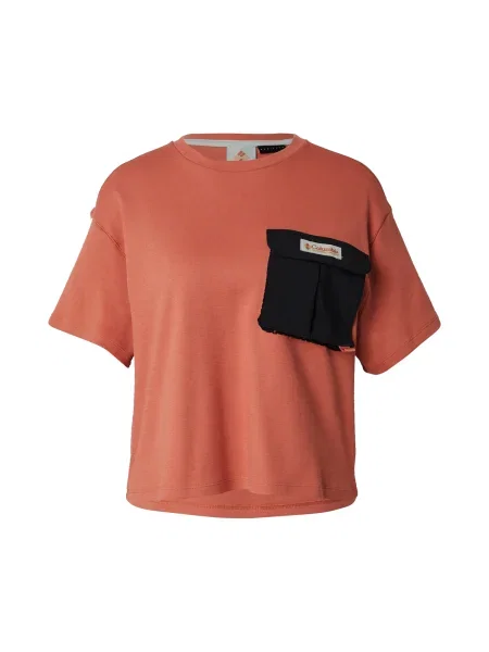 COLUMBIA Tricou funcțional Cove Beach roșu pastel negru