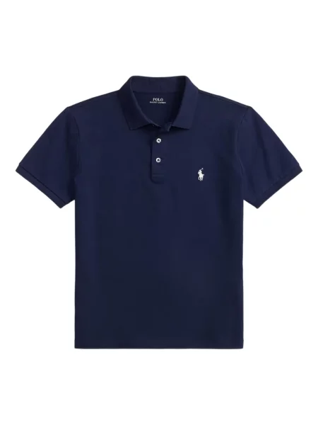 Șapcă Polo Ralph Lauren cu broderie din țesătură twill în carouri albastru