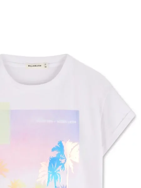 Dětské tričko Billieblush bílé