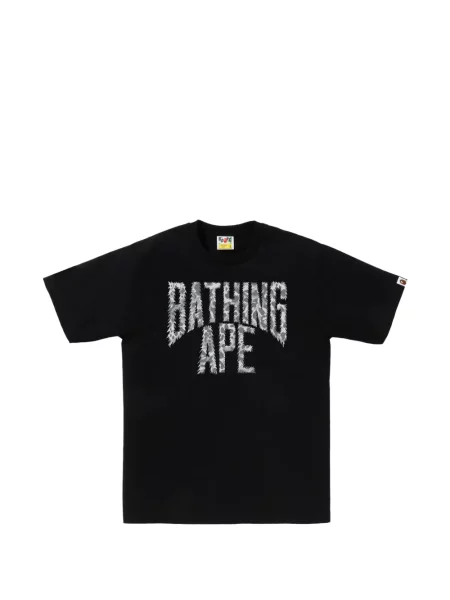 Tricou A Bathing Ape® cu imagine negru