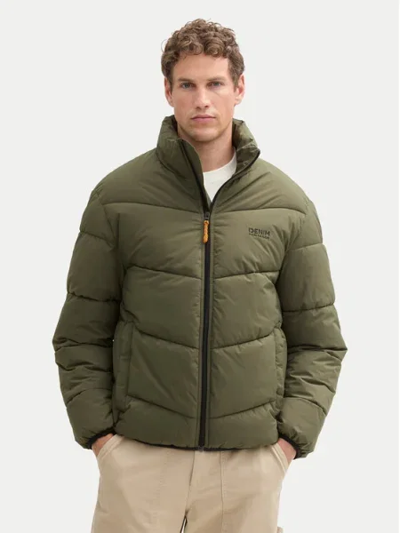 Tom Tailor Denim Geacă de iarnă verde