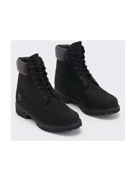 Botki Timberland skórzane czarne
