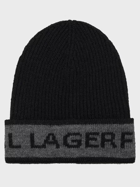 Шапка Karl Lagerfeld чорна