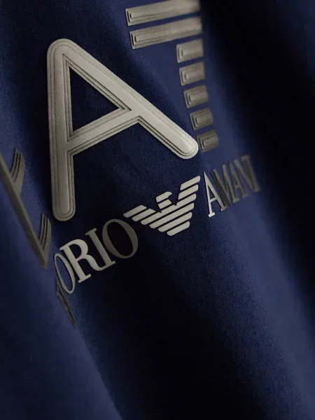 Μπλούζα Ea7 Emporio Armani με σχέδιο μπλε