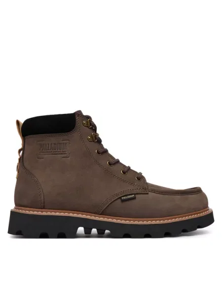Palladium Ghete Trooperlite Grit Zip închis maro