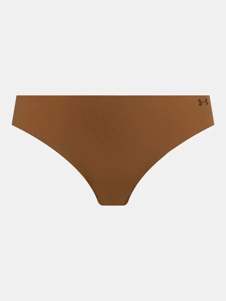 Dámske tangá Under Armour Pure Stretch Ns Thong 3 páry hue hnedá