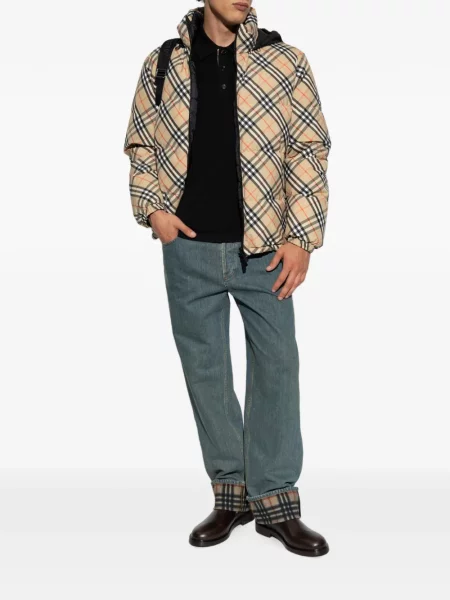 Reversibil geacă Burberry în carouri