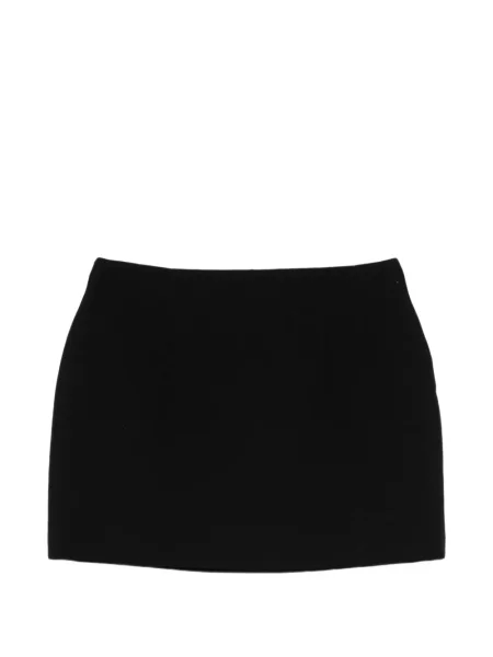 Fusta mini Wardrobe.nyc negru