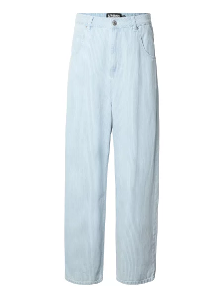 Urban Classics Džíny světlemodrá bílá