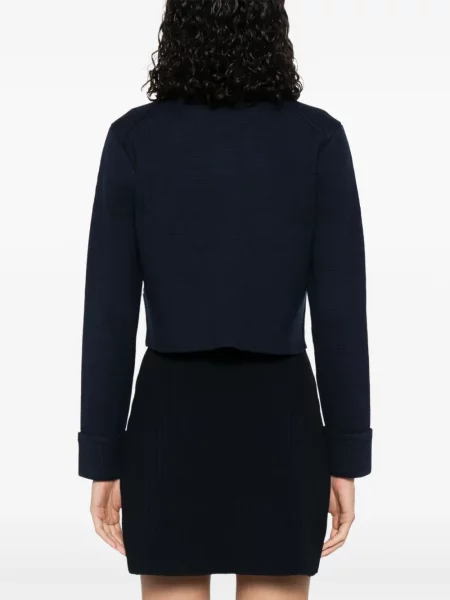 Cardigan Sandro tricotate albastru