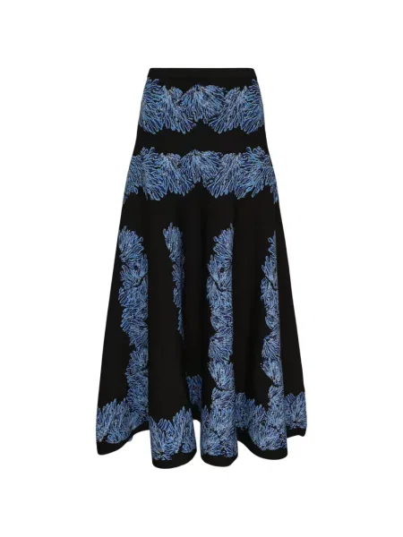 Fustă midi Ulla Johnson tricotate negru