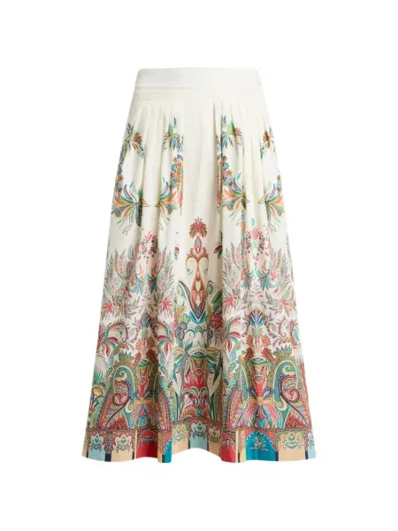 Fustă midi Etro cu imagine cu model paisley